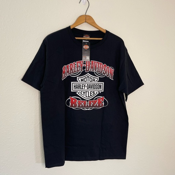 Harley-Davidson Other - HP!Harley Davidson Mens Belize Graphic Short Sleeve Tshirt Black Large NWT
